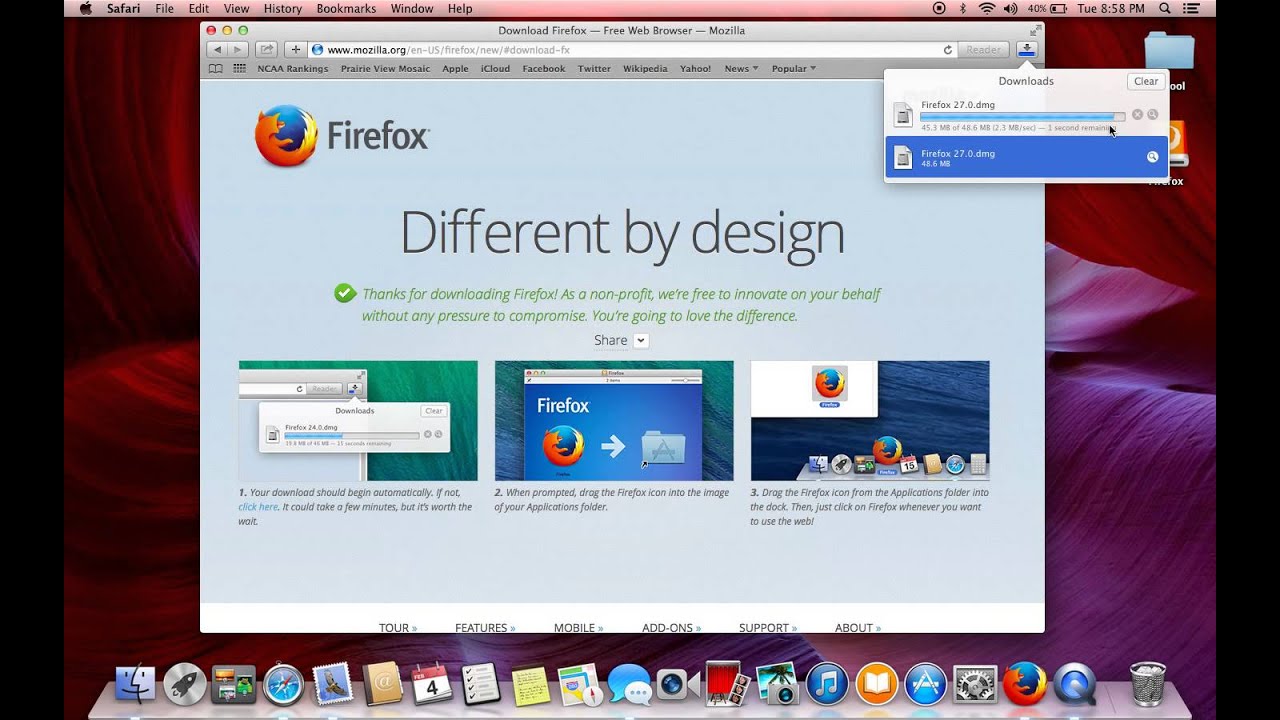 Firefox Will Not Download On My Mac